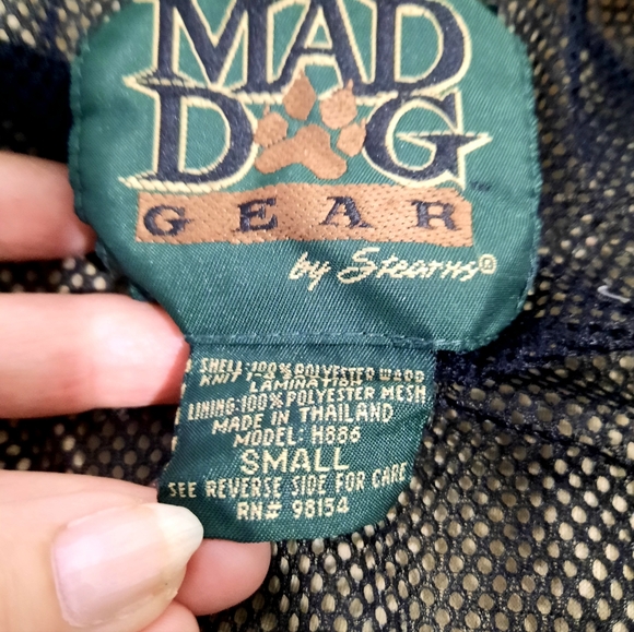 Youth Camo Jacket Small Mad Dog Hunting Advantage Timber Snap Zipper Hooded - Picture 9 of 9